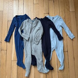 Set of 4 Old Navy ribbed sleep and play